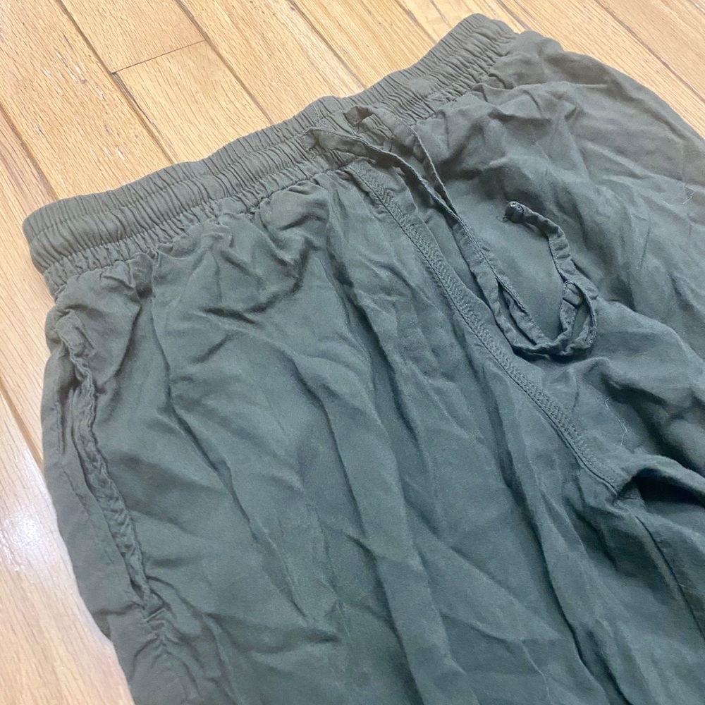 Army green jogger lounge pants